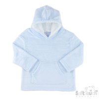 HD305-B-24: Blue Vehicle Embossed Hoodie (2-4 Years)